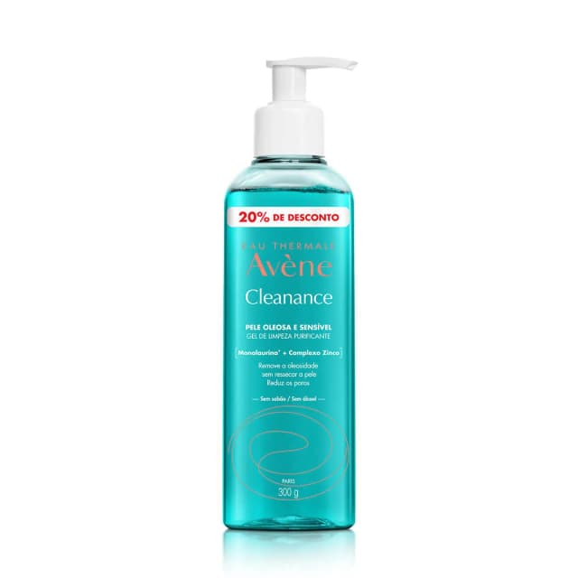 Embalagem do Gel de Limpeza Cleanance da marca Avène