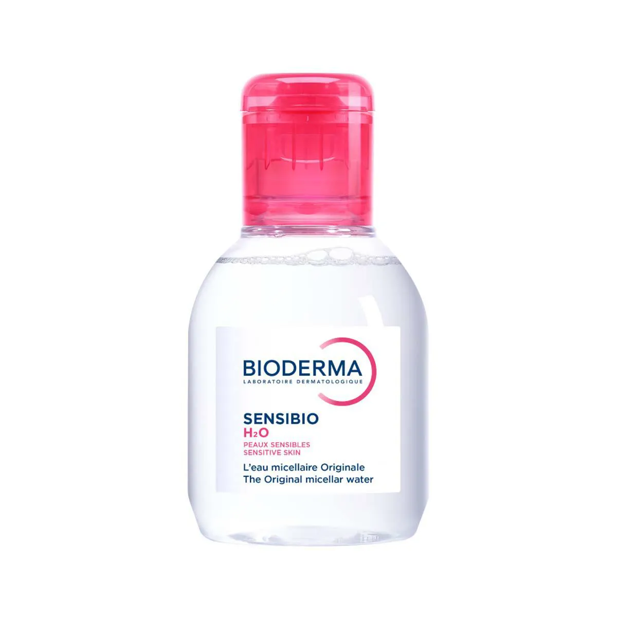 Embalagem do Água Micelar Demaquilante Sensibio H2O da marca Bioderma