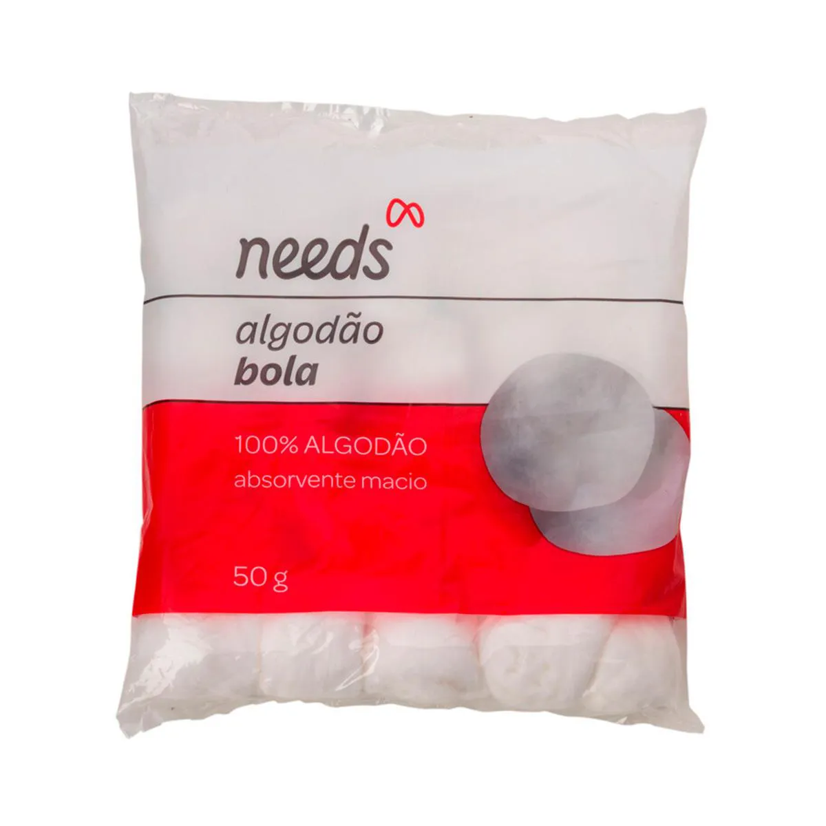 Embalagem do Algodão Bola da marca Needs