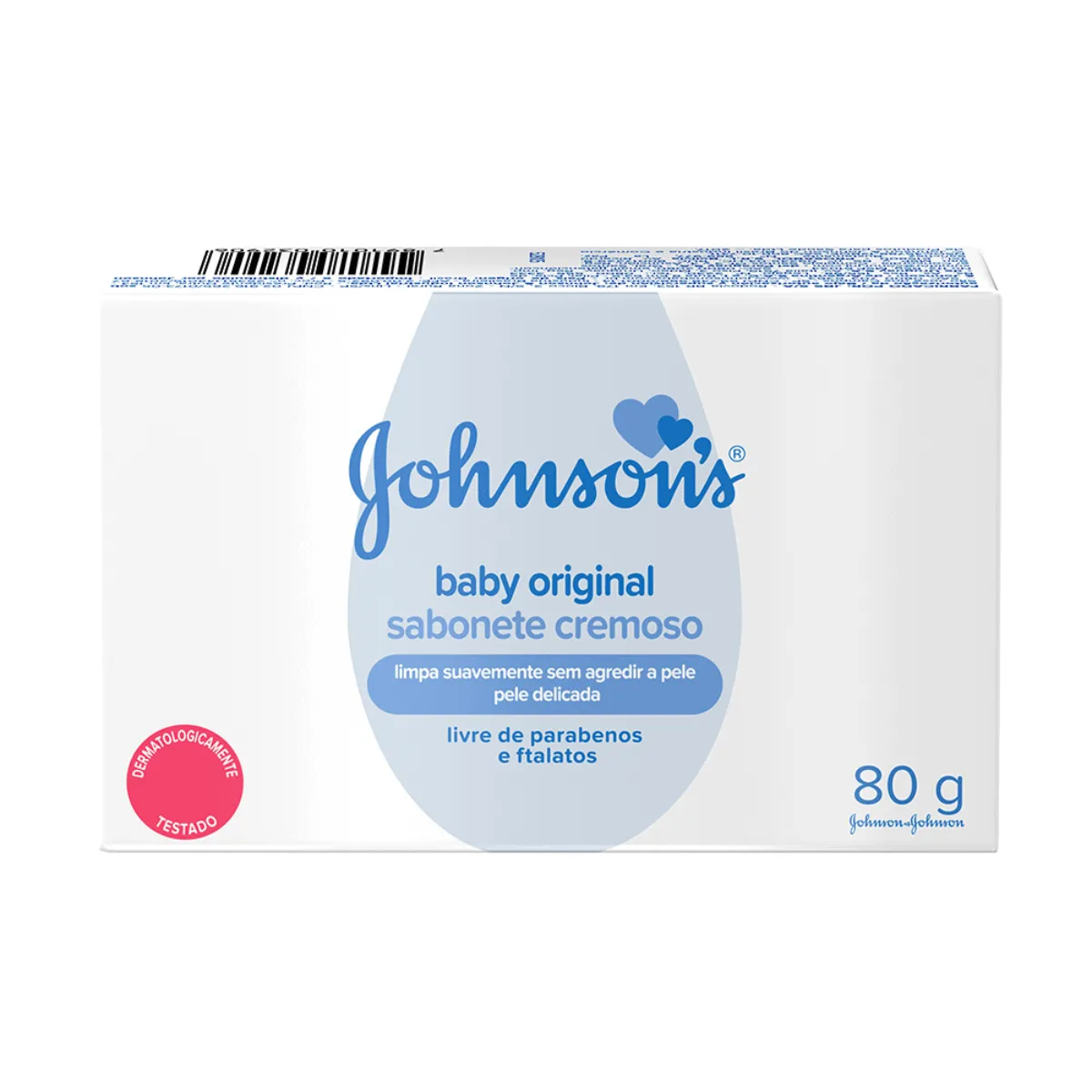 Embalagem do Sabonete em Barra Baby Original da marca Johnson & Johnson