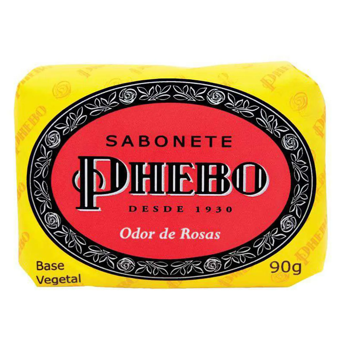 Embalagem do Sabonete em Barra Odor de Rosas da marca Phebo