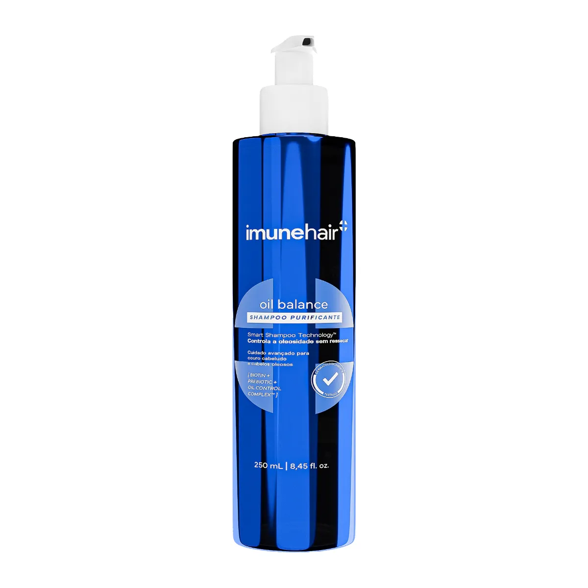 Embalagem do Shampoo Purificante Oil Balance da marca ImuneHair