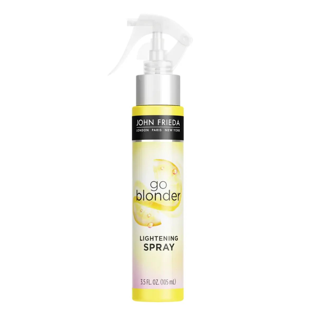 Embalagem do Spray Cabelo Loiros Sheer Blonde Go Blonder da marca John Frieda